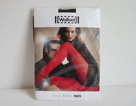 Wolford Tights // Chic Punk Tights // DEADSTOCK Bl