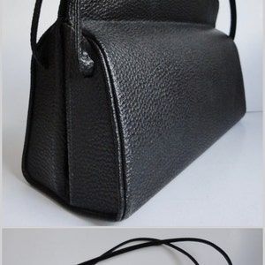 Black 40s/50s Vintage Handbag image 2