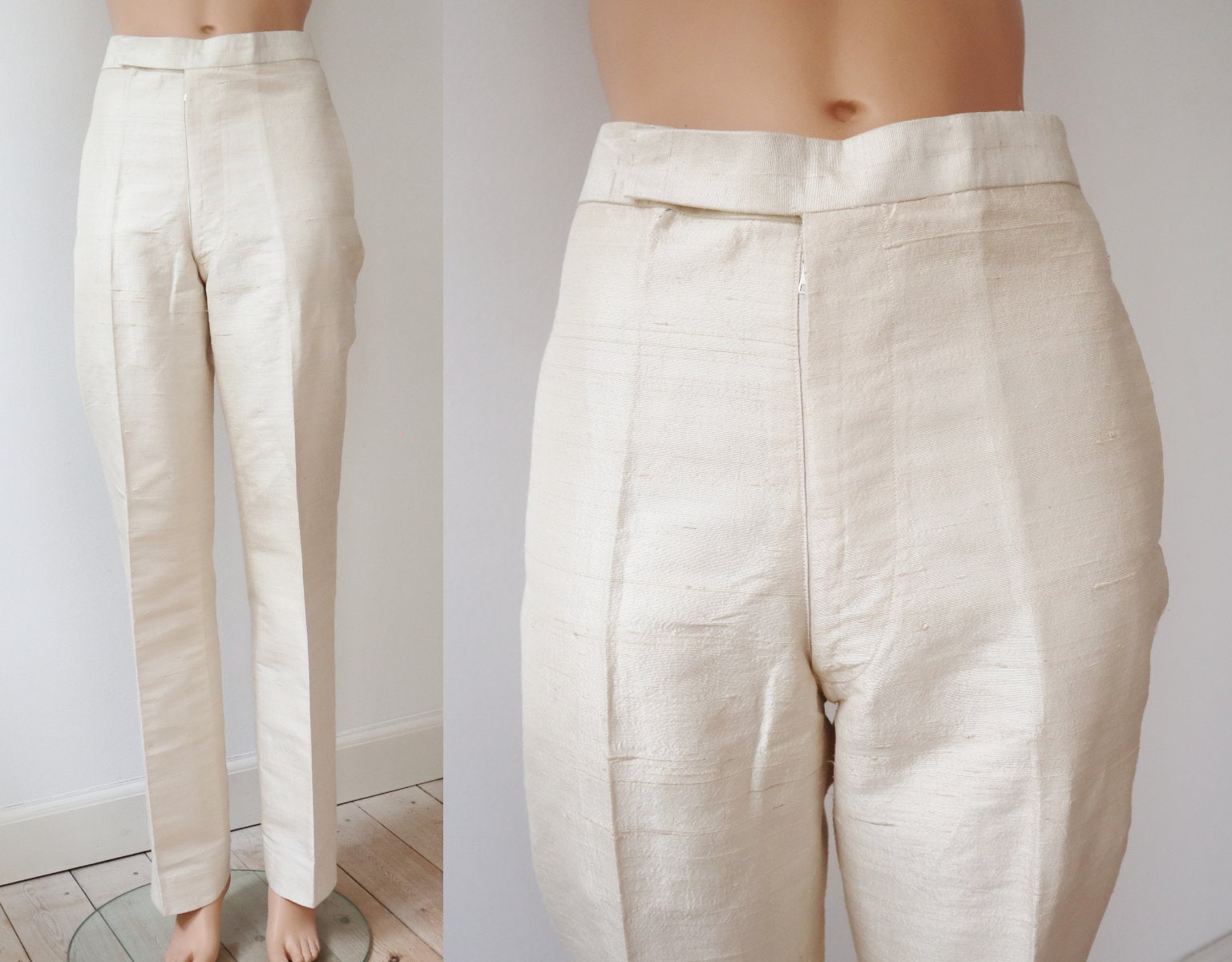 IshDeena Women's Pakistani Salwar Shalwar Cigarette Pants for Kurtis and  Kameez - White Cotton Trousers with Lace Designs at  Women’s Clothing