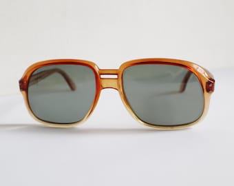 Brown 60s Unisex Sunglasses // Brown/Transparent