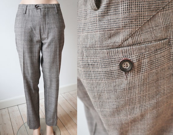 90s Brown/Beige Giorgio Armani Mens Vintage Pants… - image 2