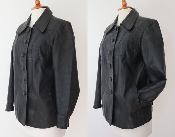 ジャケット・アウター 70s Vintage stitch leather jacket BLACK img8652_600.jpeg?v=1738594306