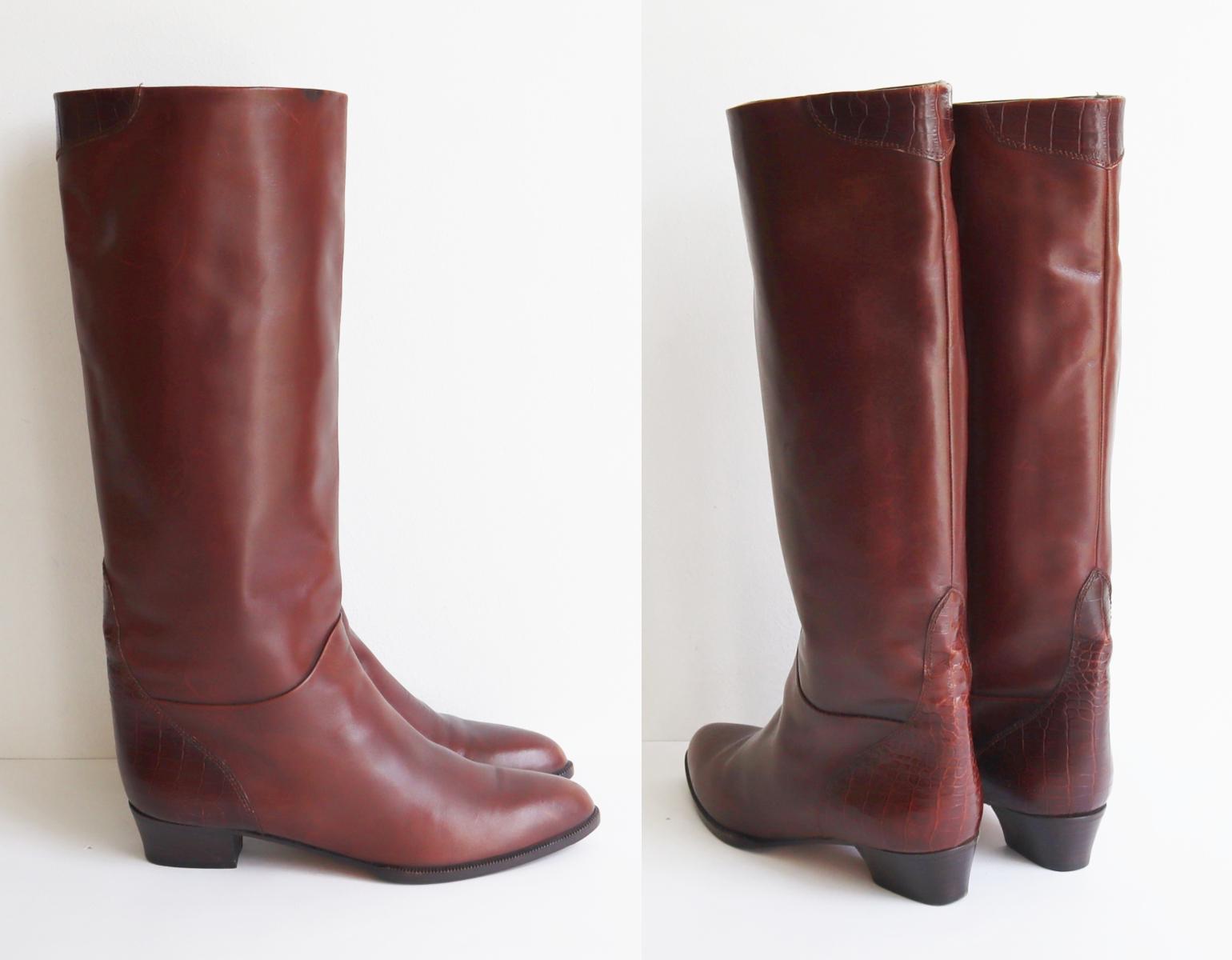 【追跡あり!】ALDO レザー ウエスタン オーバーニーブーツ 大胆 Aldo leather boots - Etsy 日本
