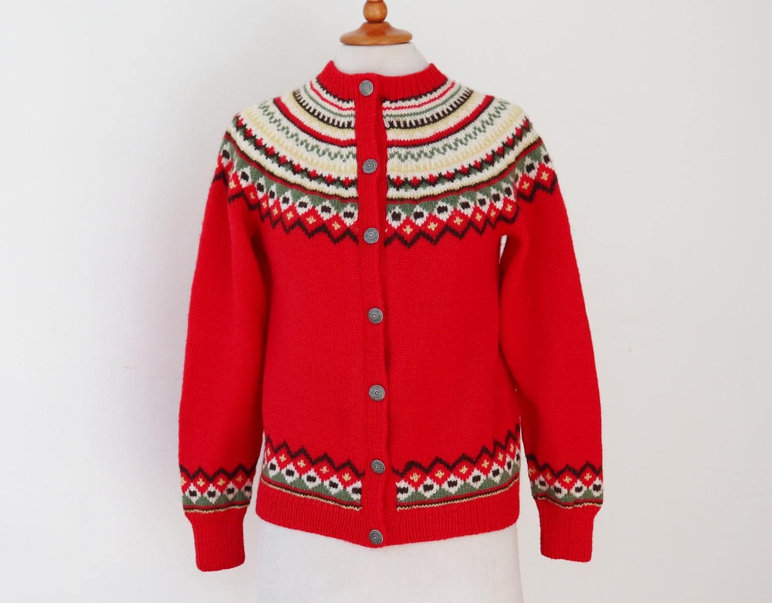 Jaeger Wool Cardigan - Etsy