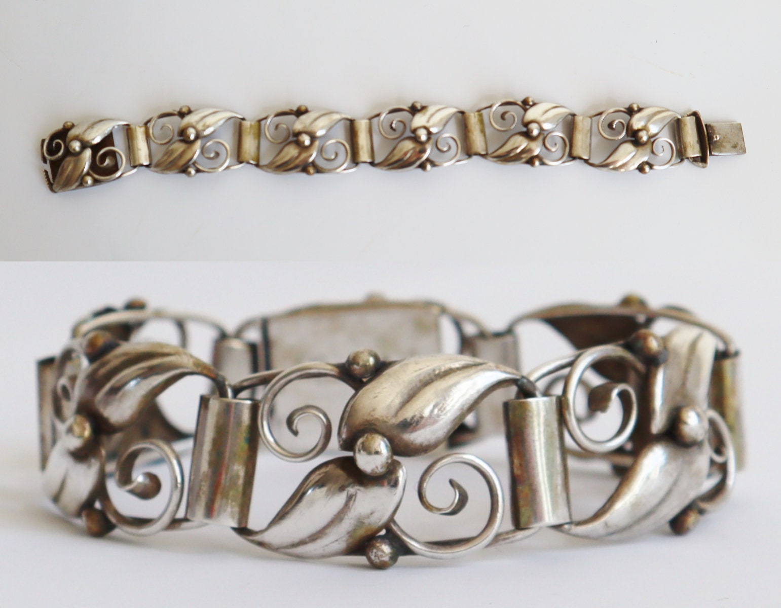 Vintage Danish Silver Bracelet - Etsy Vintage Danish Silver Bracelet - Etsy