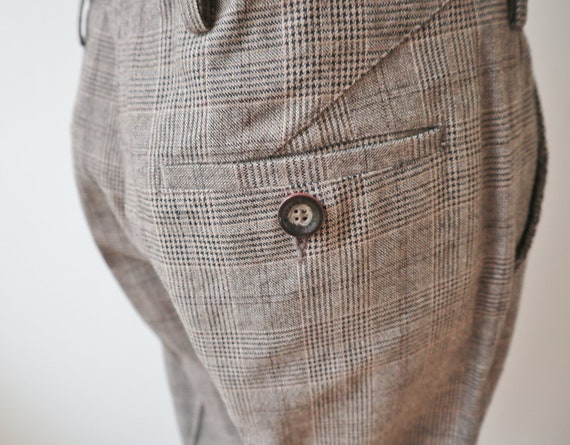 90s Brown/Beige Giorgio Armani Mens Vintage Pants… - image 6
