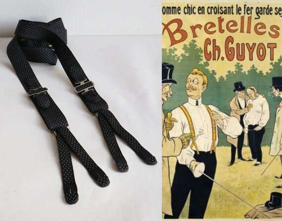 antique小僧　suspenders Authentic nubuck leather Brown Suspenders – The Hershel