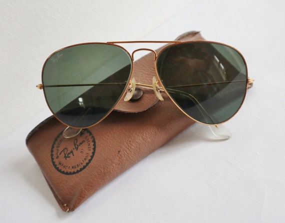 ray ban 14k gold