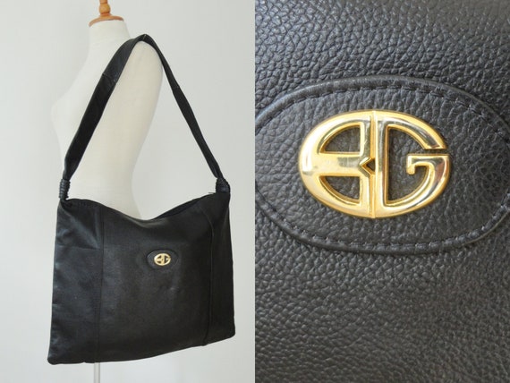 Big Black 90s Vintage Vegan Bag