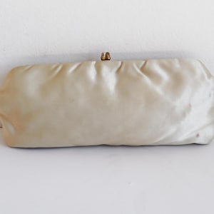 60er Jahre Vtg. Vegane Tasche mit goldenem Verschluss // Clutch/Geldbörse // Made In Denmark