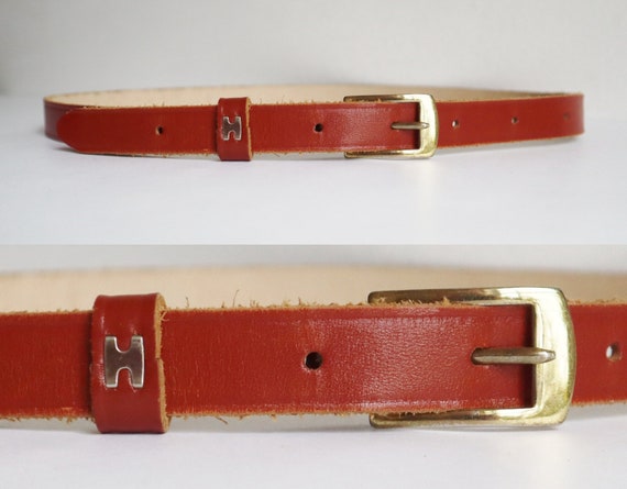 Belt with letter h cheap
