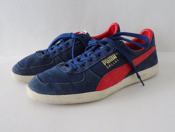 Blue/Red 80s Puma Dallas Lace Up 