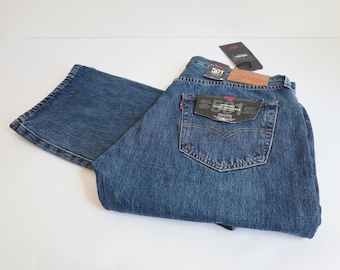 Vintage Levi's W36 X L30 501 1980's Stone Wash Blue Original