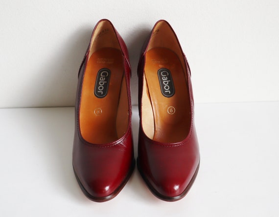 Gabor red pumps deals