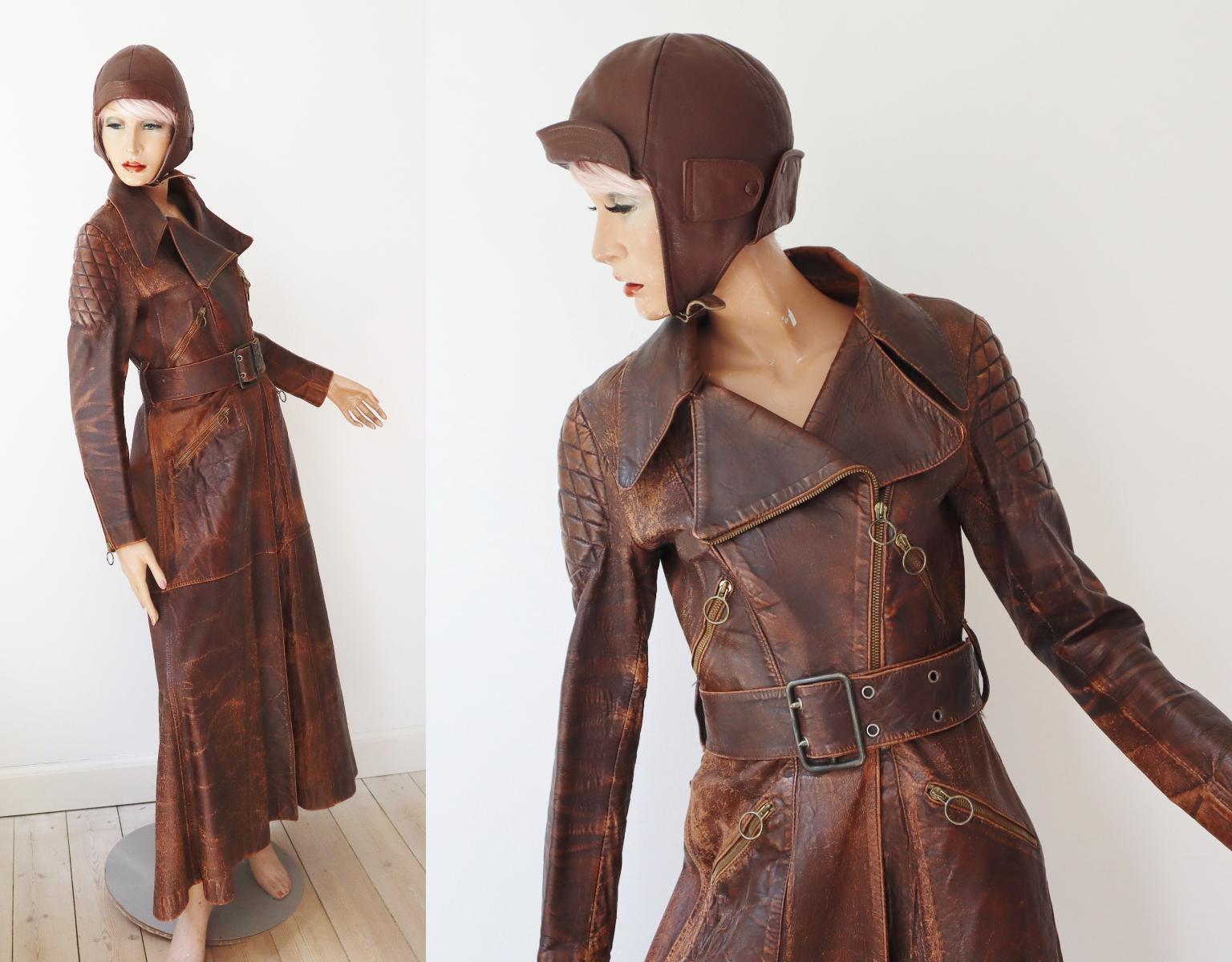 Euro vintage leather coat 【最終値下げ】 Vintage leather jacket euro - Gem
