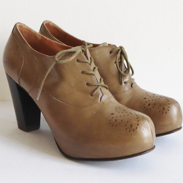 platform green shoes