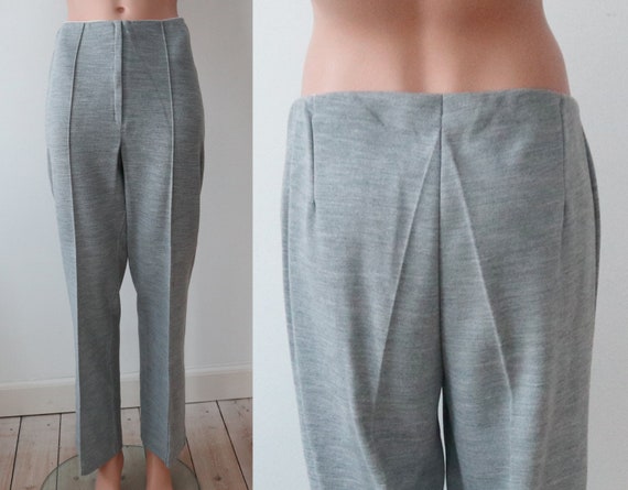 Gray 70s DEADSTOCK High Waisted Pants 
