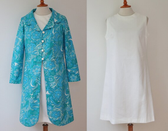 Gorgeous 60s DEADSTOCK 2 Piece Set // White Cotto… - image 10