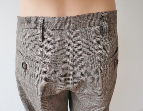 90s Brown/Beige Giorgio Armani Mens Vintage Pants… - image 5