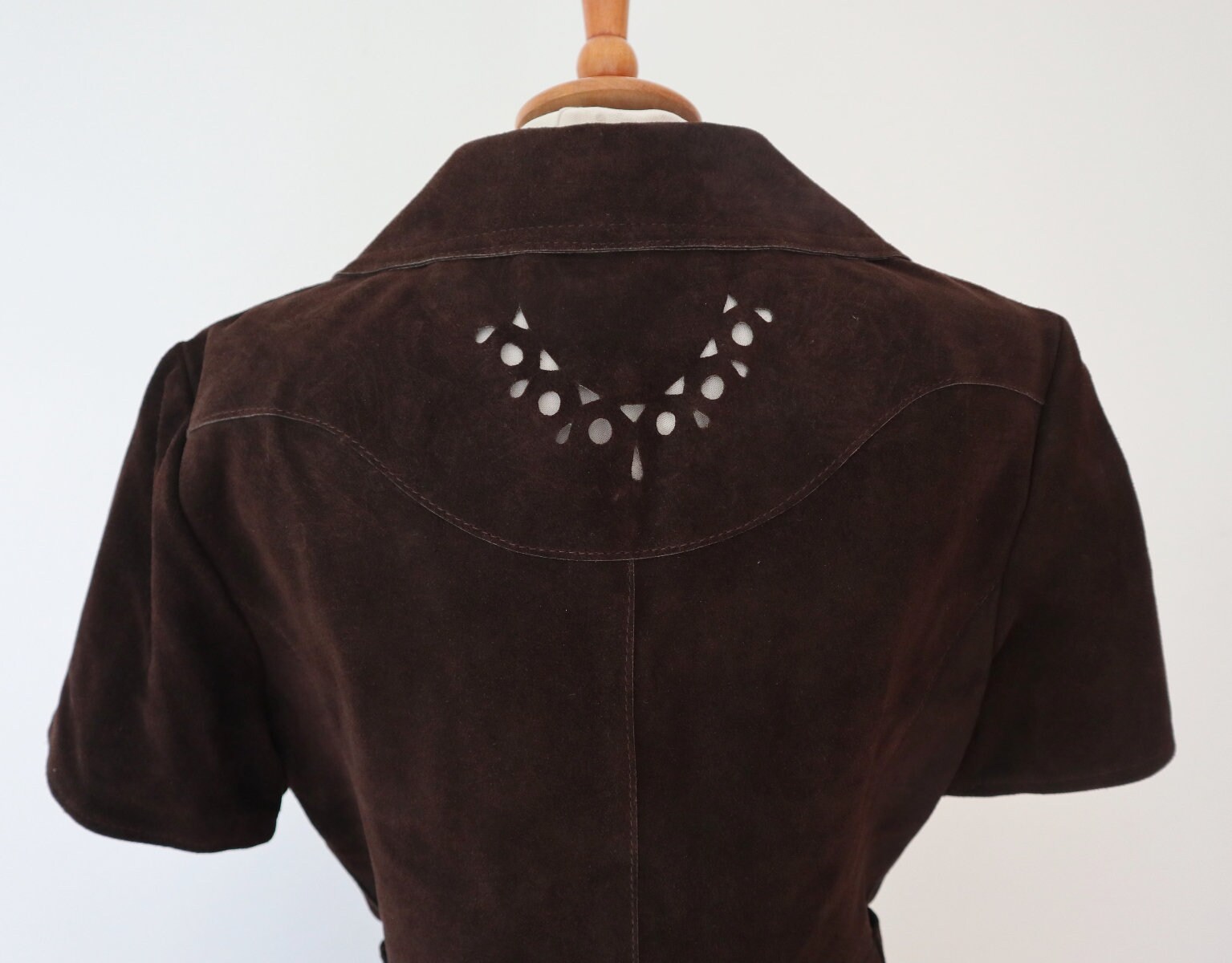70s Vtg. 2 Piece Suede Set // Suede Leather Ltd. // Skirt