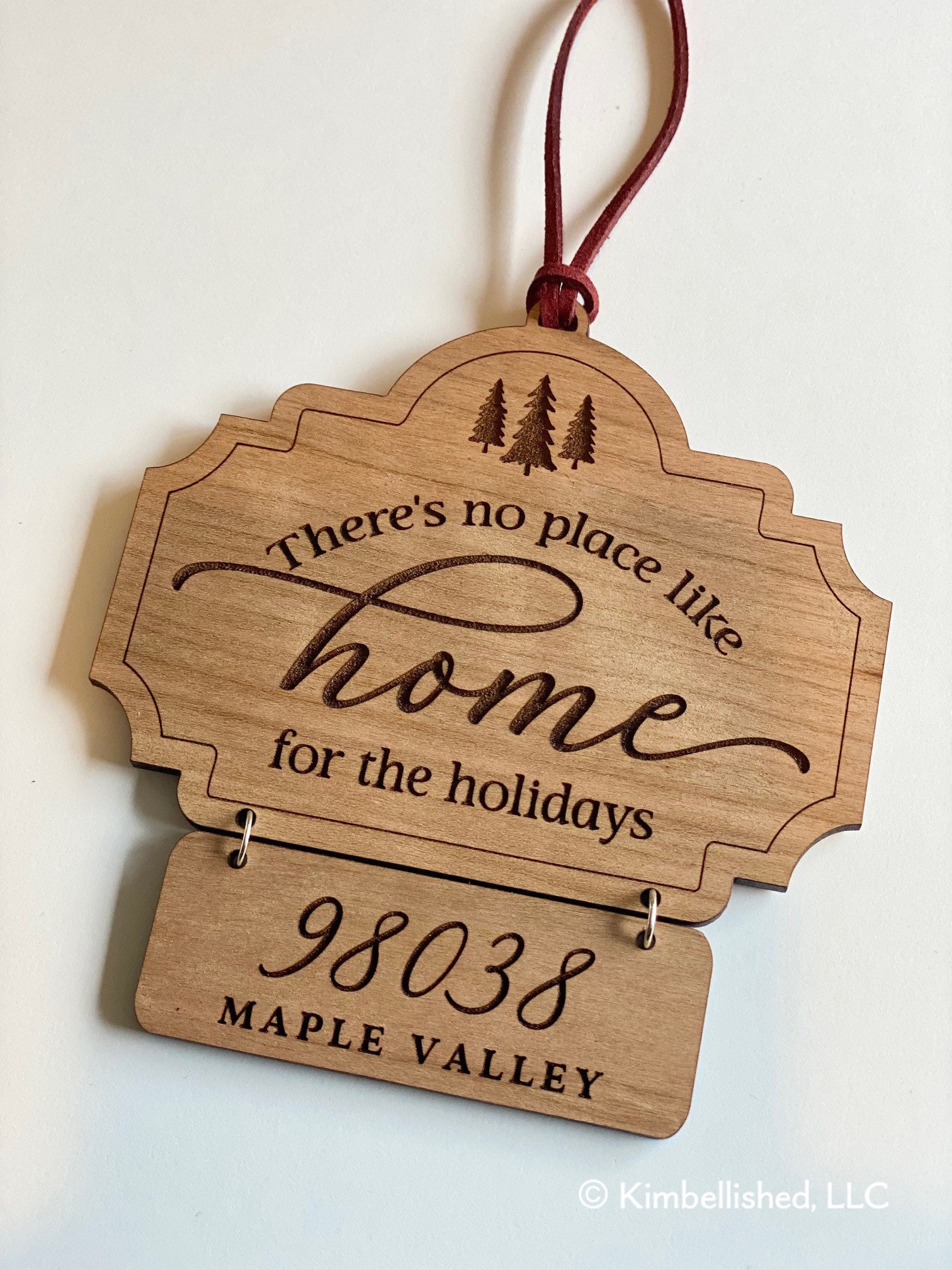 There's No Place Like Home for the Holidays - Christmas Ornament - SVG ...