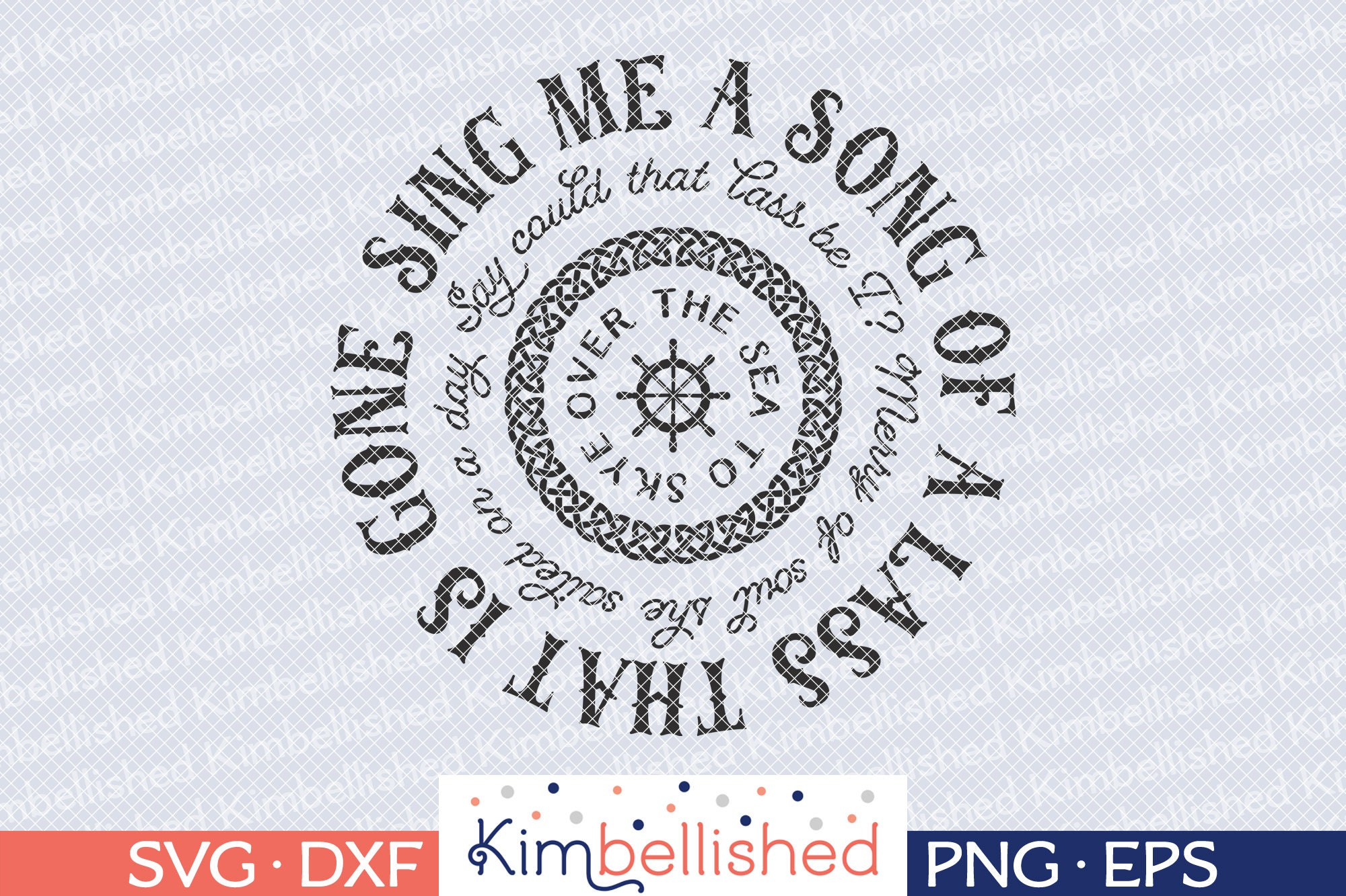 Sing Me A Song Skye Boat Lyrics Outlander Svg Dxf Digital Cut Files