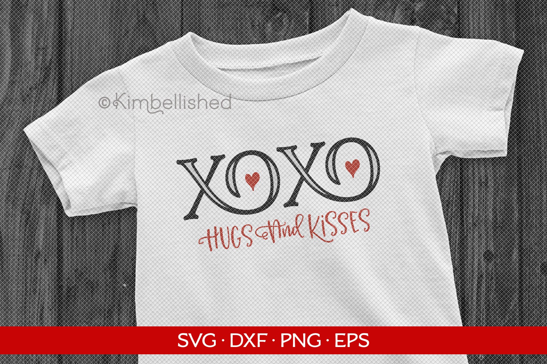 XOXO Hugs and Kisses - Valentine's SVG DXF Digital Cut Files - Etsy