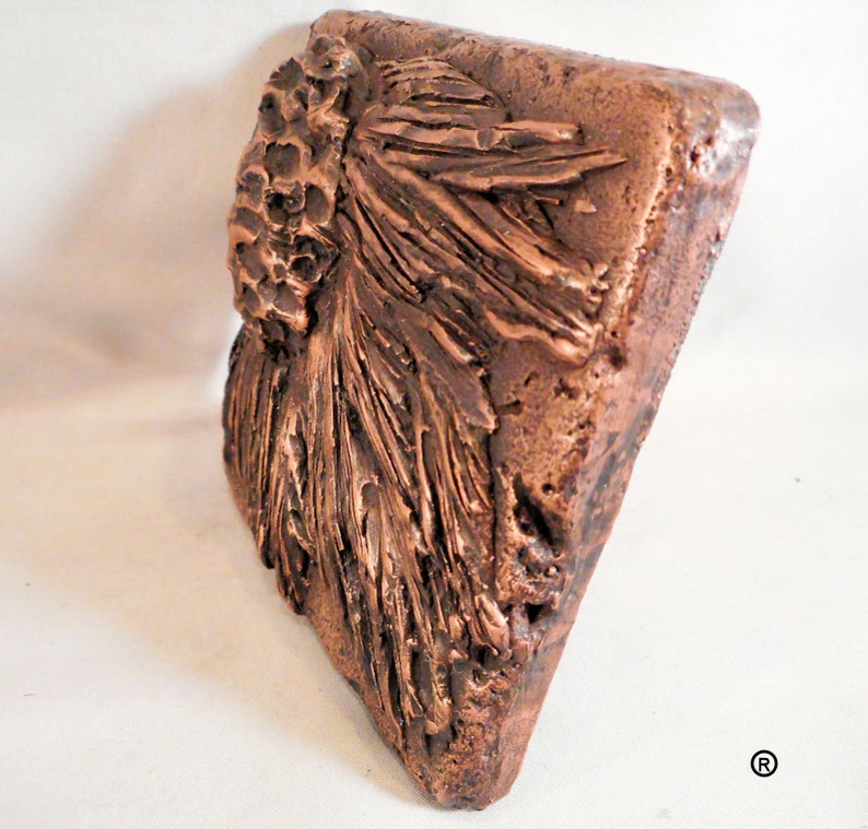 Copper 4x4 Pine Cone Wall Tile by Metal Tile Arts Etsy