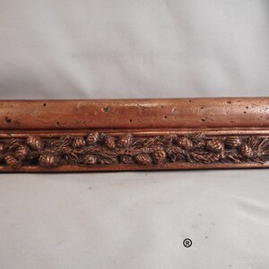 Antiqued Copper Pinecone Chair Rails