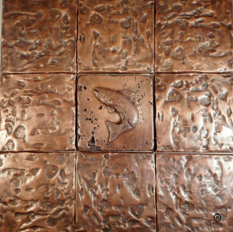 Tuscany Copper 4x4 Wall Tiles Etsy