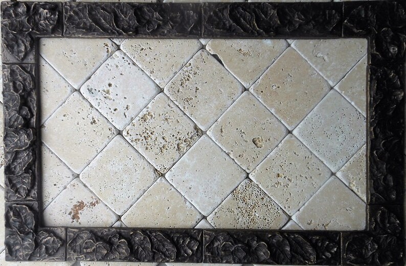 Bronze Leaves Decorative Liner Bar by Metal Tile Arts Etsy