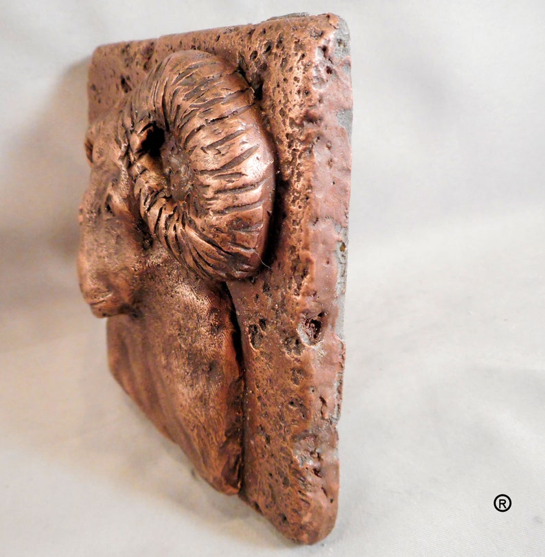 Copper Wildlife Ram 4x4 Decorative Wall Tile by Etsy