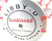 Sunkissed Body Lotion / Body Cream / Hand cream with soothing Lavender & calming Camomile essential oils