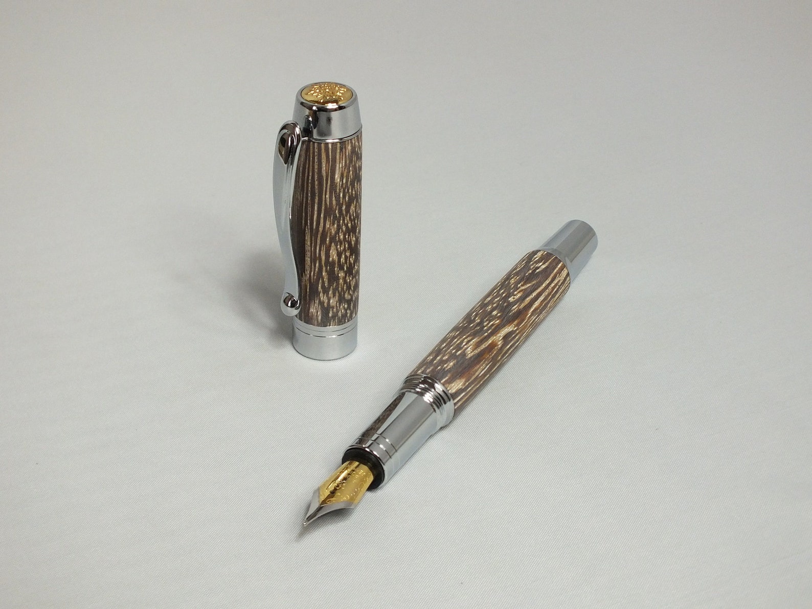 Lawyer Deluxe Fountain Pen in Bleeched Sucupira Etsy