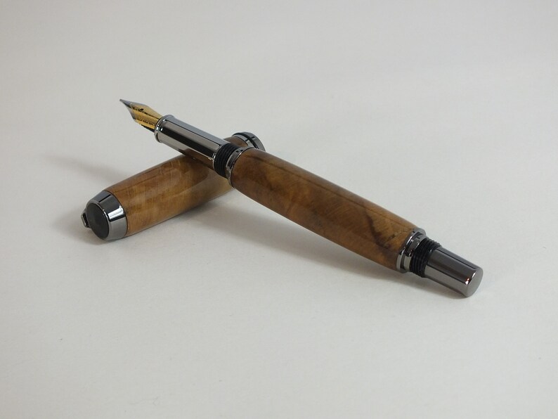 Classic as Fountain Pen Made From a Walnut Root Etsy UK