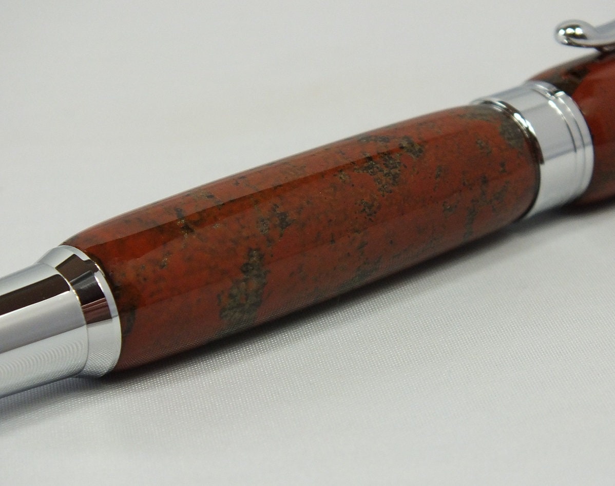 Heart on Fire Deluxe Rollerball Pen Etsy UK