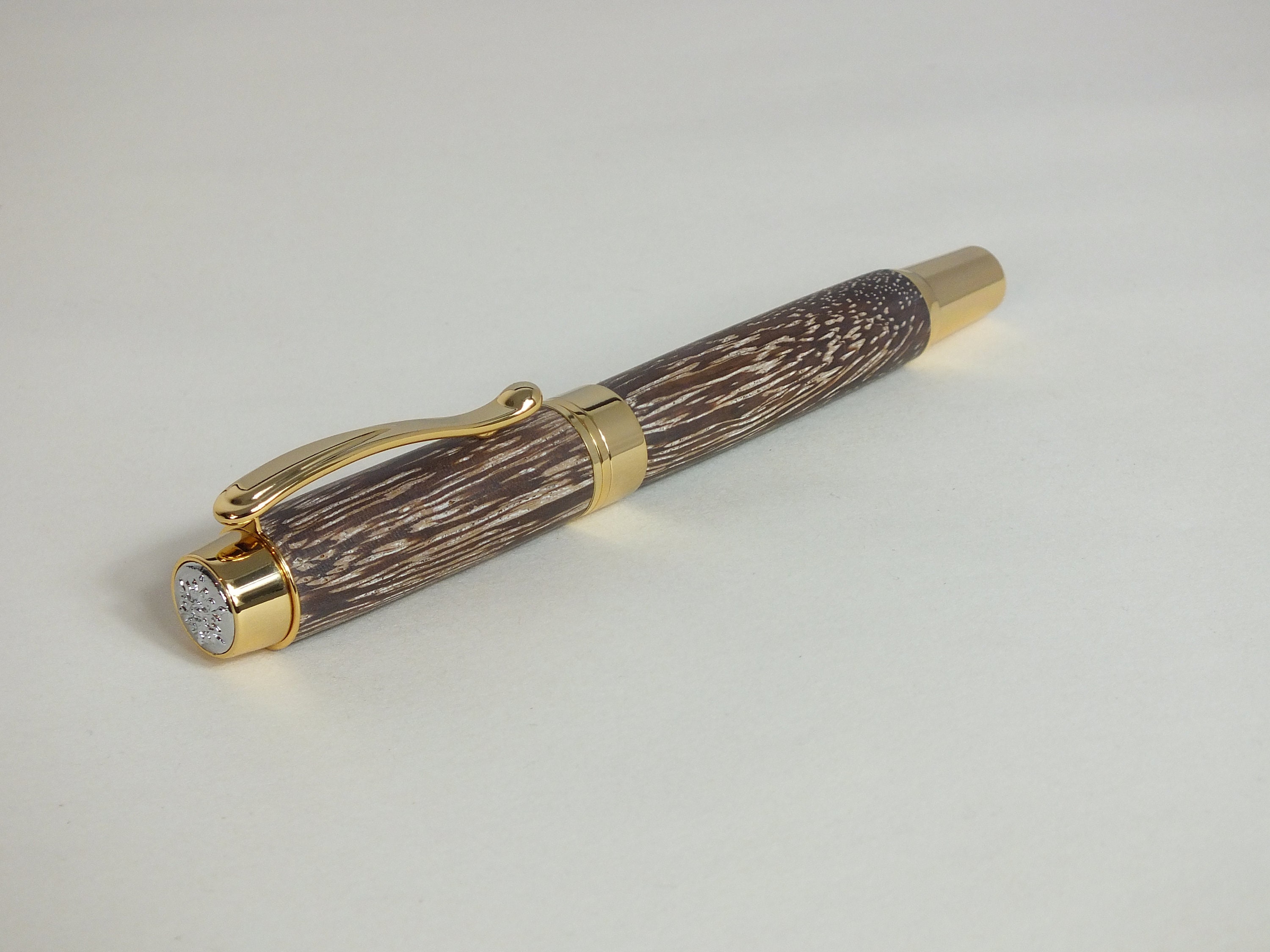 Lawyer Deluxe Fountain Pen in Bleeched Sucupira Etsy UK