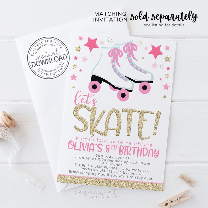 Roller Skate Tag Roller Skate Tags Skate Thank You Skating | Etsy