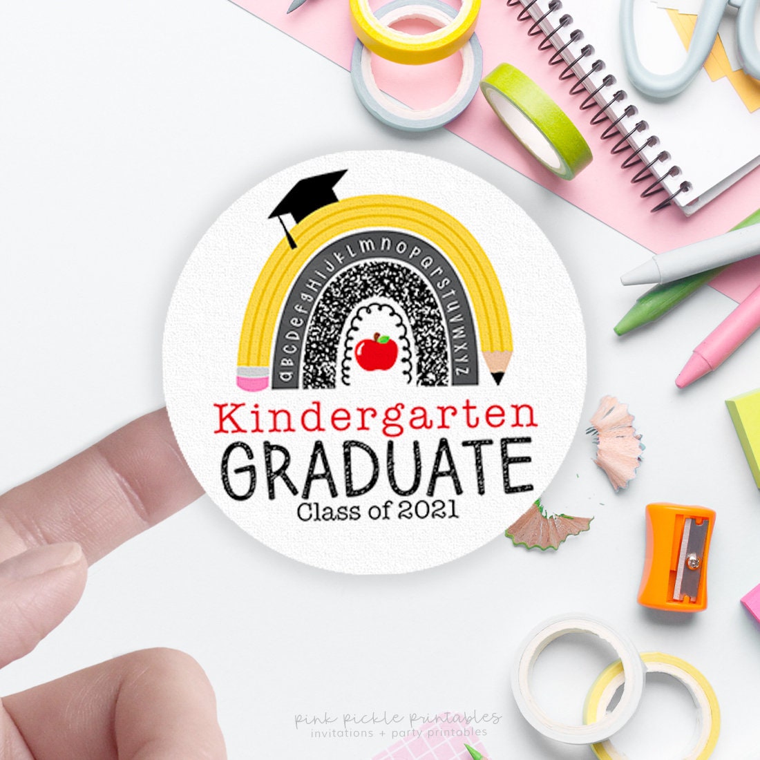 editable graduation sticker graduation favor tags etsy