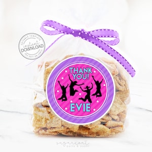 Trampoline Party, Jump Party, Bounce Party, Jump Favor Tag, Trampoline Favor Tag, Trampoline Thank You, Jump Thank You Tag | 271