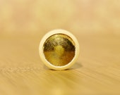 Antique Genuine Radio Knob white Plastic 1940s-50s D Shaft Opening (Used) qty1 Vintage Art Deco Mid Century Tube Radio