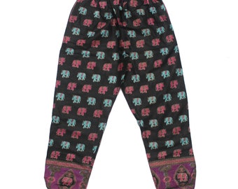 Indian AliBaba Aladdin Genie Harem Yoga Men Women Unisex Pants Baggy Gypsy Boho Hippie Bohemian Loose Legging Beach Bottoms Trouser N045