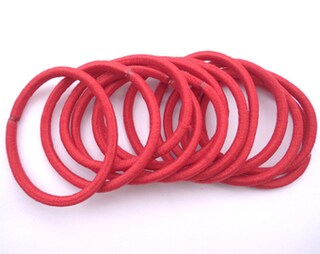 Set Accessori Capelli Rossi: 50 Elastici In Tessuto + 30 Forcine In Metallo - Fasce Per Code Di Cavallo, Elastici Forti Per Ragazze E Donne