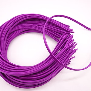 SALE--20 pcs Purple Red Cloth Covered Headband 5mm Wide