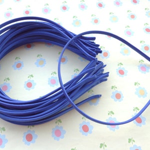SALE--20 pcs Royal Blue Cloth Covered Headband 5mm Wide
