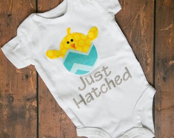 Personalized Easter "Just Hatched" Easter Outfit!