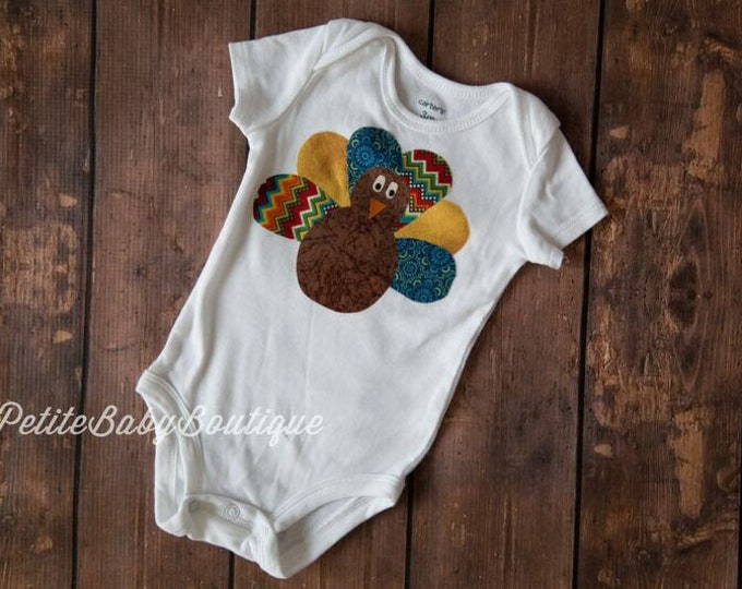 Thanksgiving Turkey Outfit for baby boy or girl!
