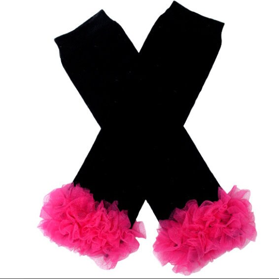 baby ruffle leg warmers