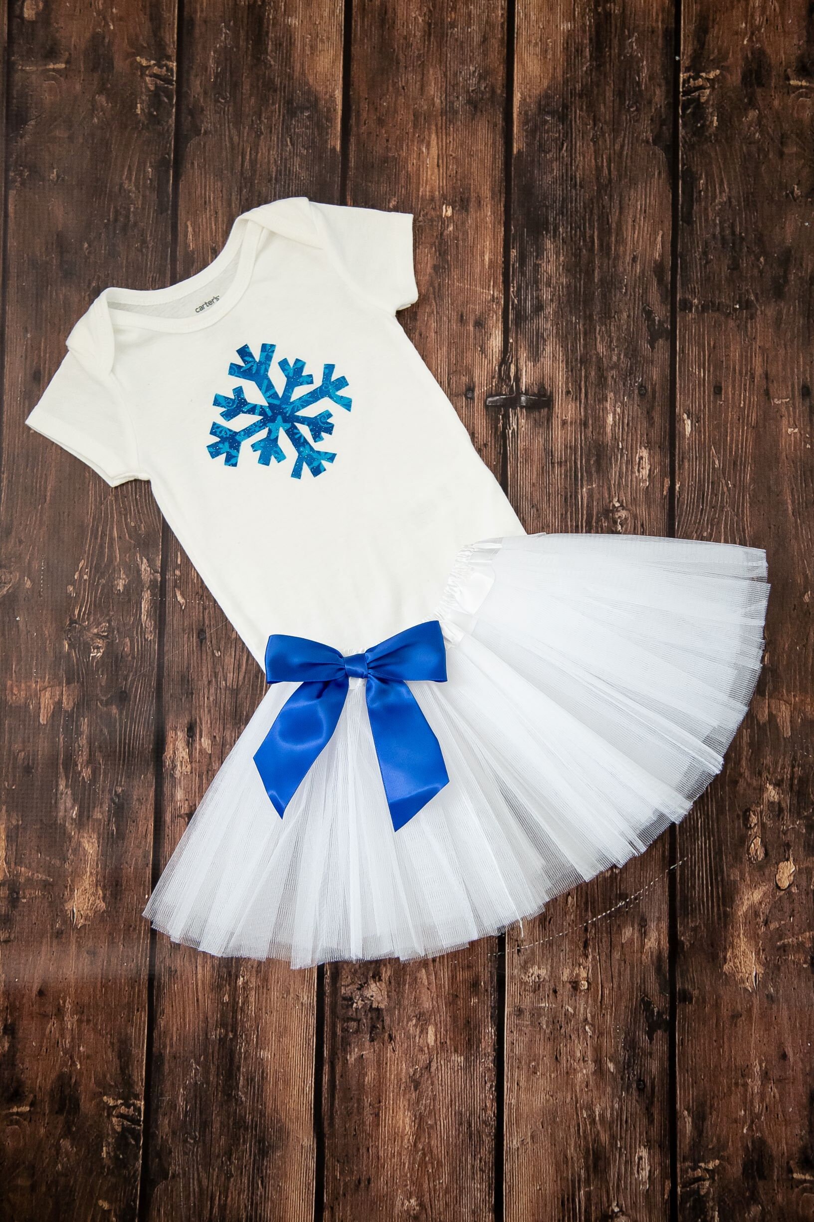 baby girl snowflake outfit