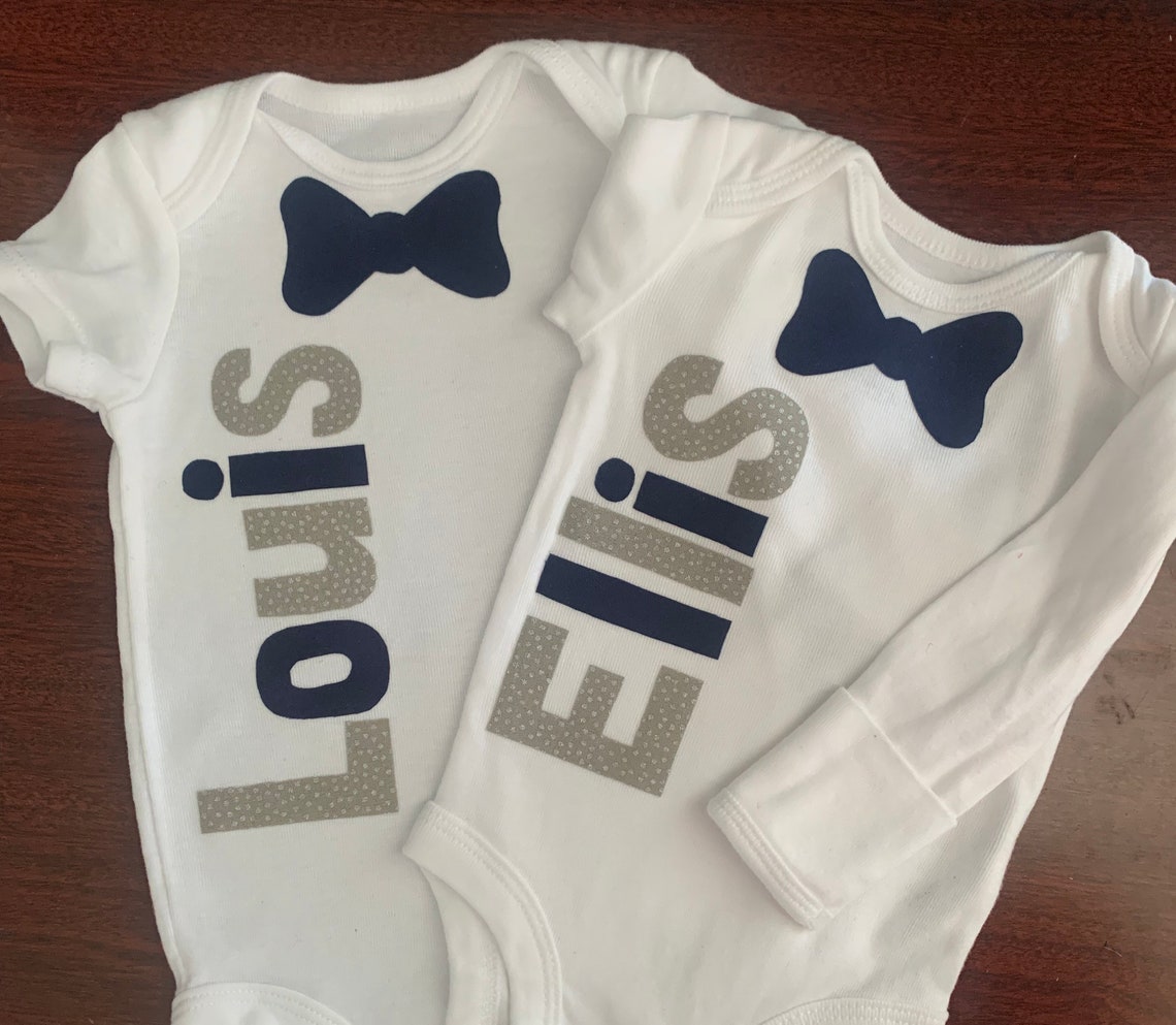 Custom Monogrammed One Piece Baby Outfit Etsy